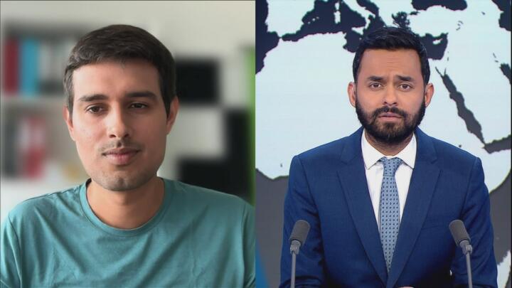 YouTube sensation Dhruv Rathee has been using social media to fact-check issues and hold the Indian government to account.